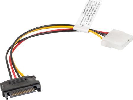 Actual product image Lanberg Cable SATA zasilający - Molex M/F 15cm
