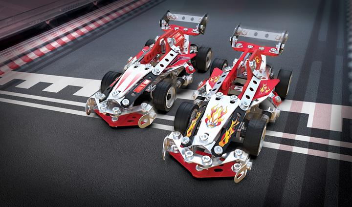 Actual product image Meccano 10in1 Racing Vehicles