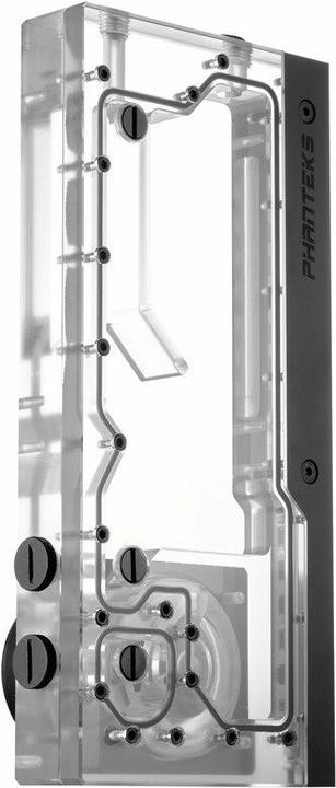 Immagine prodotto Phanteks Serbatoio R260C - piastra posteriore in acrilico trasparente, D5, DRGB-LED - nero