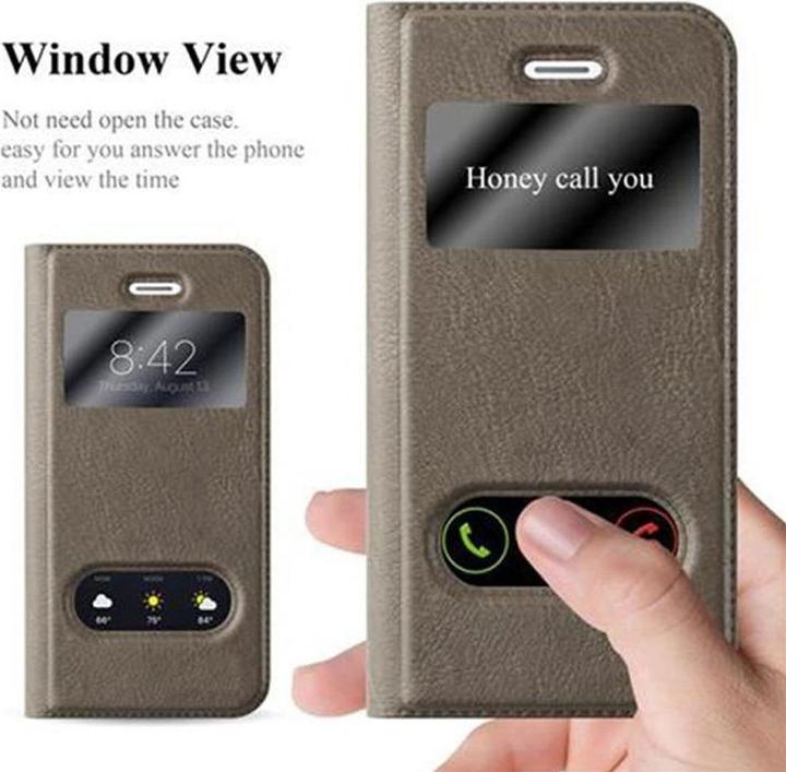 Immagine prodotto Cadorabo Libro con copertina a doppia finestra con vista (Apple iPhone 5)