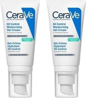Label énergétique CeraVe Oil-Control (52 ml, Gel visage, Jusqu'à SPF 10)