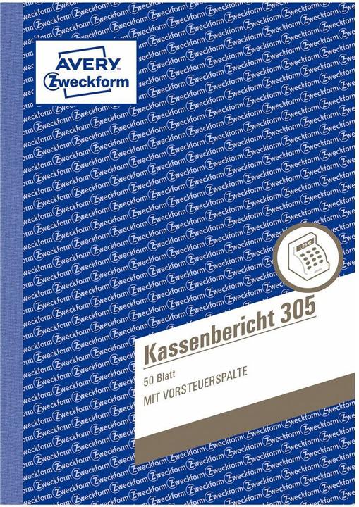 Produktbild Avery Kassenbericht (50 x)