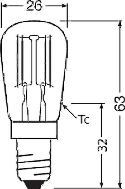 Image du produit Osram Lampe LED (E14, 1 W, 70 lm, 1 x, G)