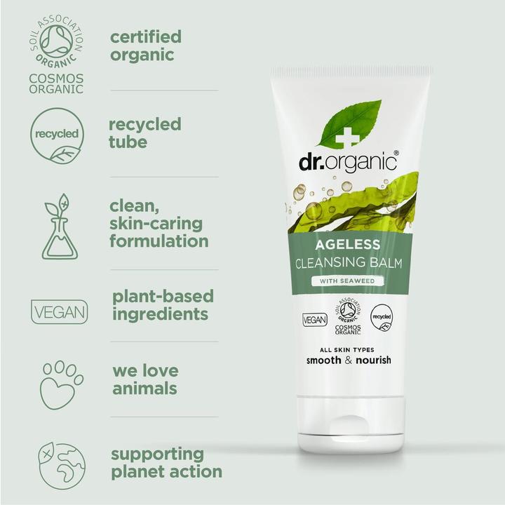 Actual product image Dr. Organic Dr Organic Seaweed Ageless Cleansing Balm 100ml (Cleansing lotion, 100 ml)