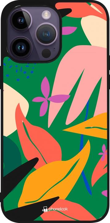 Produktbild PhoneLook Hülle Silikon schwarz Abstract Jungle (Apple iPhone 15 Pro Max)