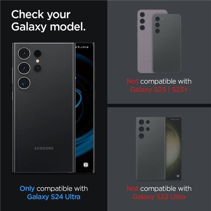 Produktbild Spigen Optik Pro EZ Fit (2 Stück, Samsung Galaxy S24 Ultra)