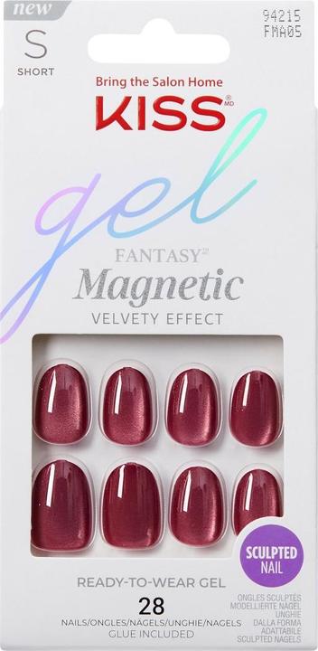 Immagine prodotto KISS Gel Fantasy Magnetic Set Us Free 28 Pcs - Perfect For Stunning Gel Nails (Colla per unghie)