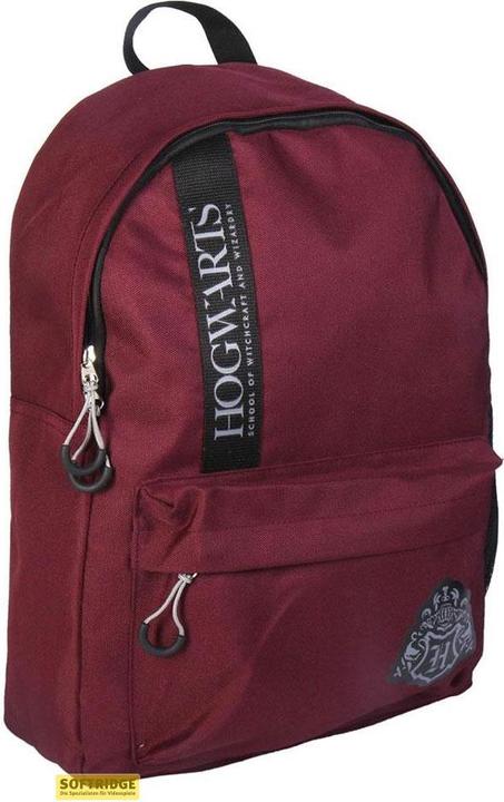 Actual product image backpack casual, dark red