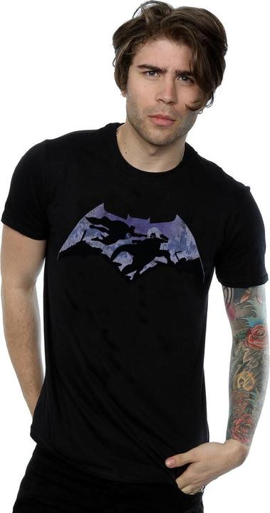 Immagine prodotto Maglietta Batman v Superman Battle Silhouette (S)
