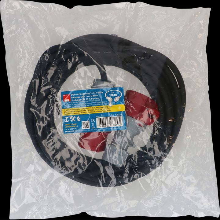 Immagine prodotto Max Hauri Estensione CEE H07RN-F IP44 a 5 poli (10 m, CEE 16/5)