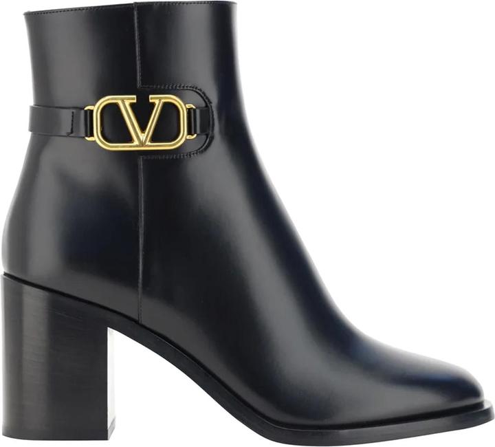 Image du produit Valentino Bottes à la cheville en cuir VLogo Garavani (36.5)