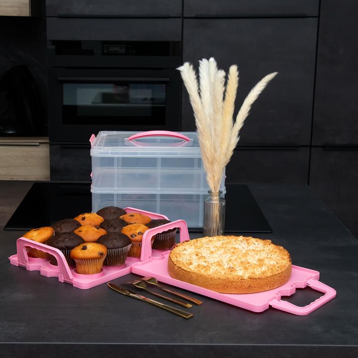 Produktbild Intirilife Kuchen Cupcake Transportbox