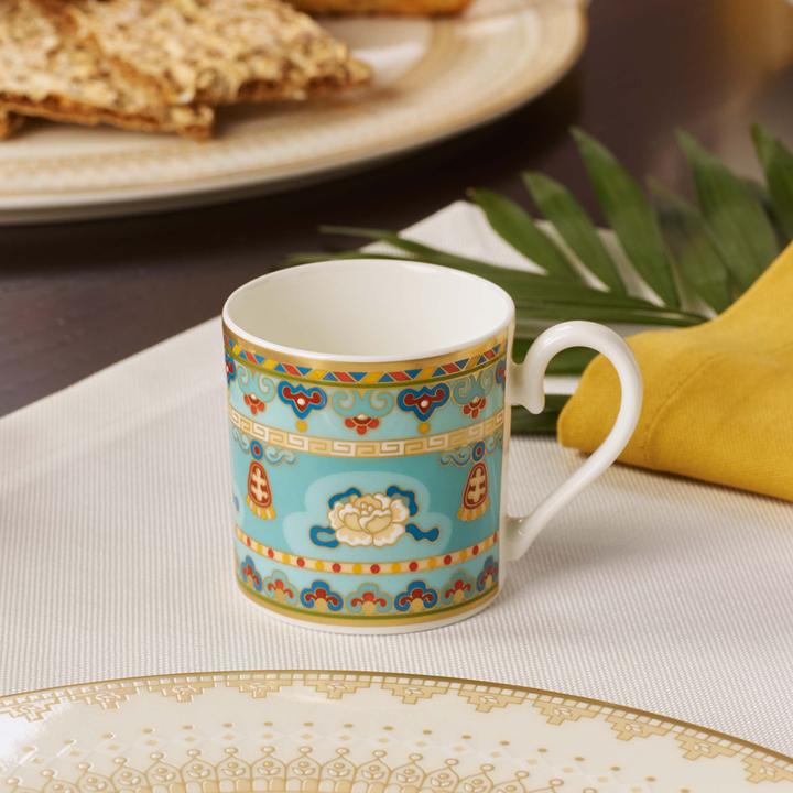 Produktbild Villeroy & Boch Multipack Samarkand Aquamarin Mokka-/Espressoobertasse - 6 Stück (50 ml, 6 x)