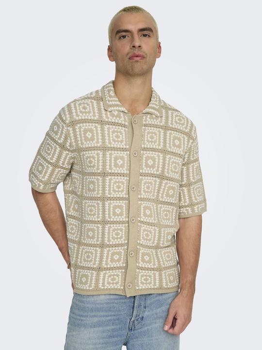 Actual product image Only & Sons ONSBART Gestricktes Polo-Hemd Polo (M)