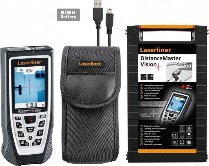 Actual product image Laserliner Laser Rangefinder DistanceMaster Vision (80m,Tilt,Cam) (80 m, 635 nm)