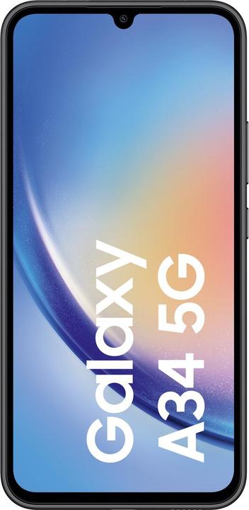 Produktbild Samsung Galaxy A34 5G (256 GB, Awesome Graphite, 6.60", Hybrid Dual SIM, 48 Mpx, 5G)