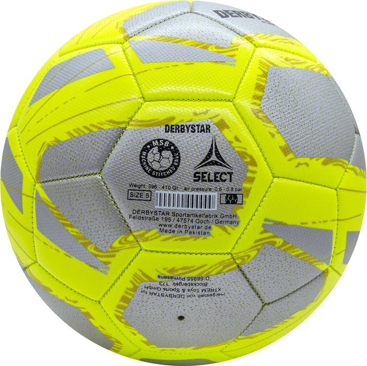 Actual product image Derbystar Street Soccer football size 5 silver/yellow (5)