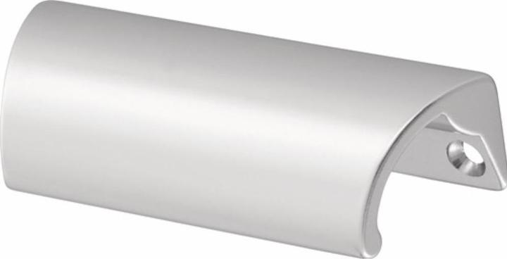 Actual product image Hermeta Furniture handle aluminium silver anodised 78 mm