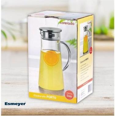 Actual product image Esmeyer ® Filter carafe PORTO 1l borosilicate glass transparent (1 l)
