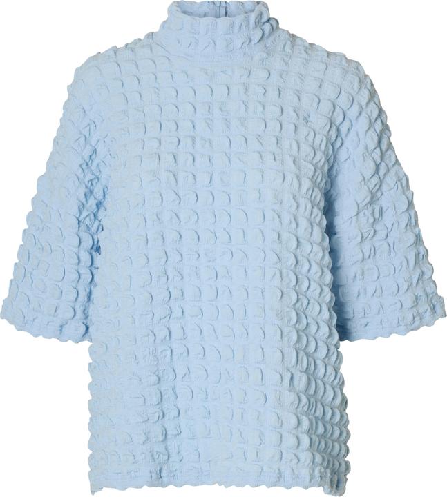 Produktbild Selected Femme Struktur Oberteil mit kurzen Ärmeln (L)