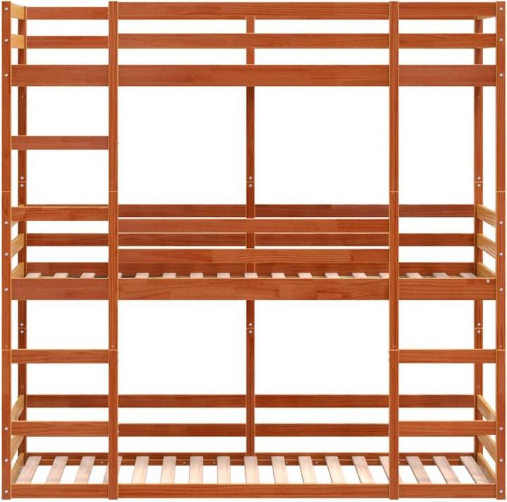 Produktbild VidaXL Dreifach-Etagenbett (90 x 200 cm)