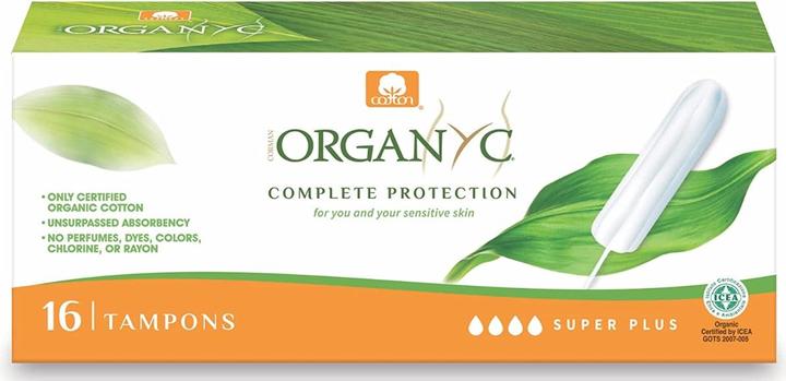 Actual product image Organyc Tampons Super Plus without applicator - 100% organic cotton (16 x, Large plus)