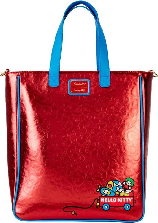 Actual product image Loungefly Hello Kitty by tote bag & wallet 50th Anniversary