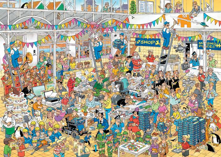Actual product image Jumbo Jan van Haasteren - Studio 10 Years (1000 pieces) (1000 pieces)