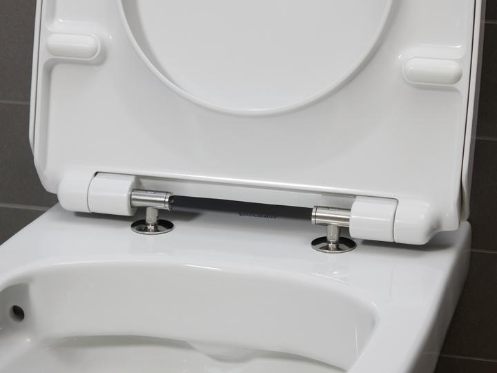 Produktbild Duravit Stand-WC DURASTYLE BASIC RIMLESS ti. 365x560mm Ab se HygieneGlaze weiss