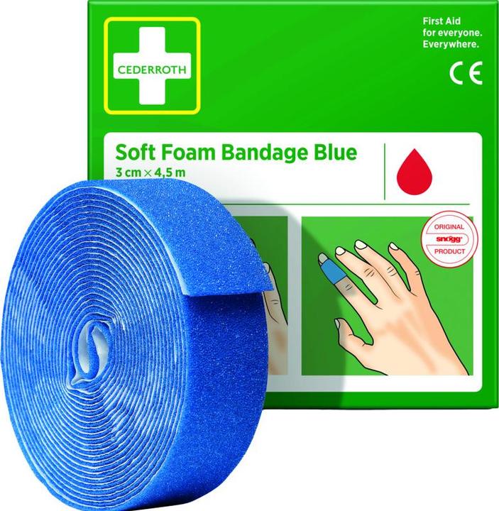Produktbild Cederroth Soft Foam Bandage blau (1 x)