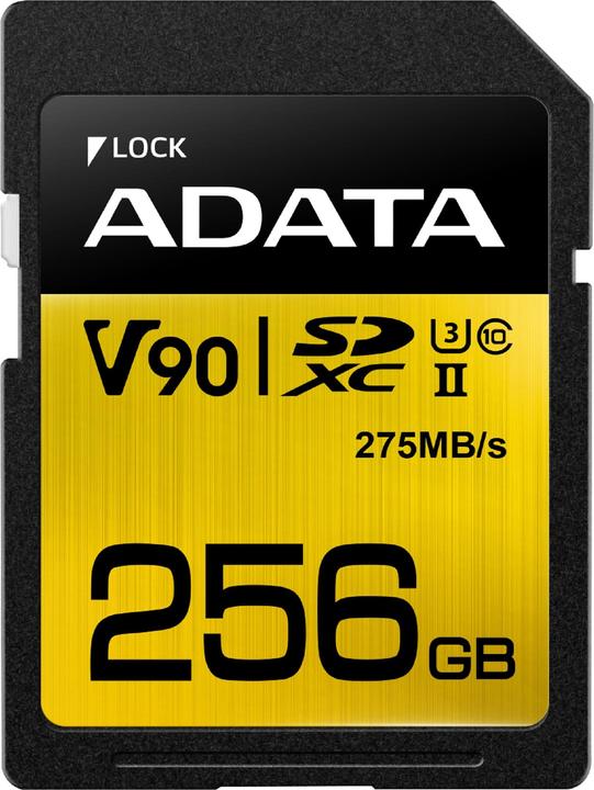 Actual product image Adata Premier One (256 GB, SDXC, U3, UHS-II)