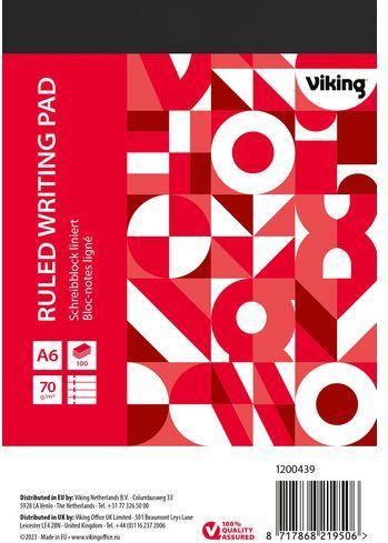 Produktbild Viking Notizblock DIN A6 Liniert (A6, Liniert, Weicher Einband)
