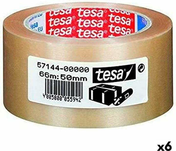 Image du produit tesa tesapack ULTRA STRONG Ruban adhésif pour paquets - Ruban d'emballage en PVC pour un emballage (50 mm)