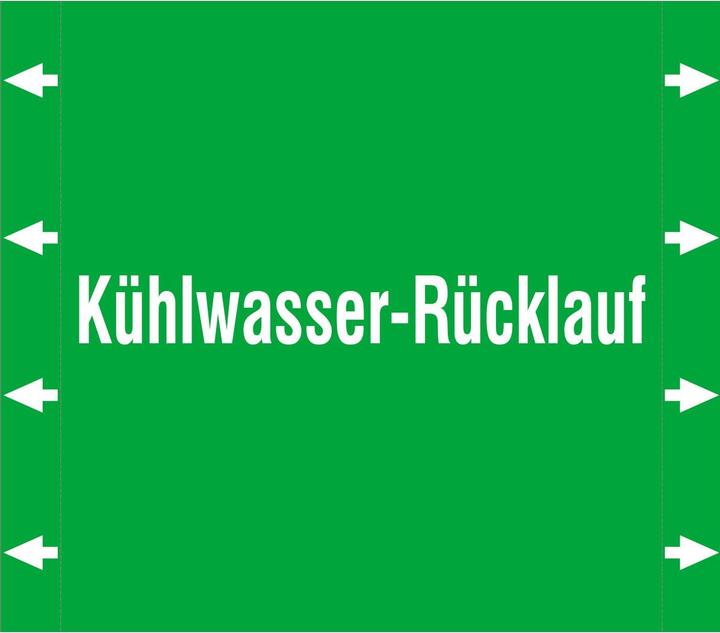 Produktbild Brady ISO 20560 Rohrmarkierer - Wasser