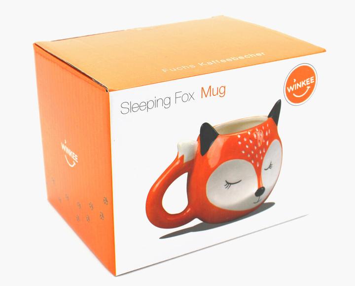 Image du produit Winkee Sleeping Fox Mug (450 ml, 1 x)