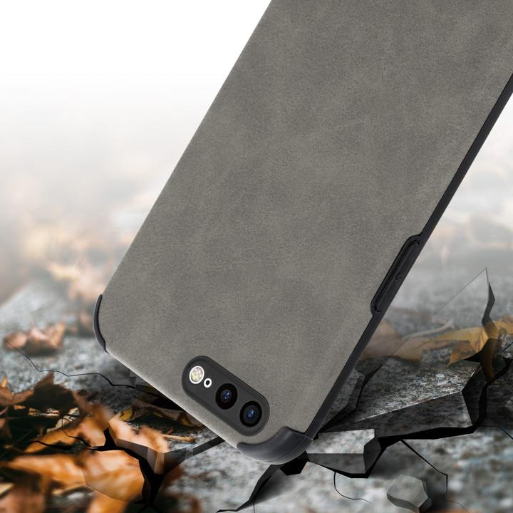 Produktbild Cadorabo Hülle für Apple iPhone 7 PLUS / 7S PLUS / 8 PLUS im TPU Matt Leder LM161 Style (Apple iPhone 7 Plus, Apple iPhone 7s Plus)