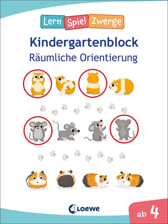 Die neuen LernSpielZwerge - Räumliche Orientierung (Deutsch, Loewe Lernen und Rätseln, Carmen Eisendle, 2022)