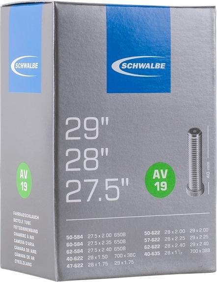 Actual product image Schwalbe AV 19 (Schrader (AV), 28", 29", 27.5", 40 mm)