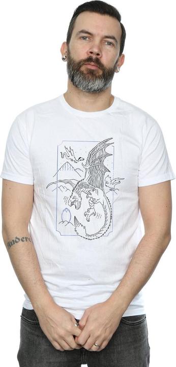 Immagine prodotto Dragon Line Art Maglietta Uomo (XL)
