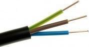 Produktbild No Name Elektrokabel Masse YKY 0 6/1kV 3x2 5mm2 SCHWARZ ELEKTROKABEL 100m (100 m)