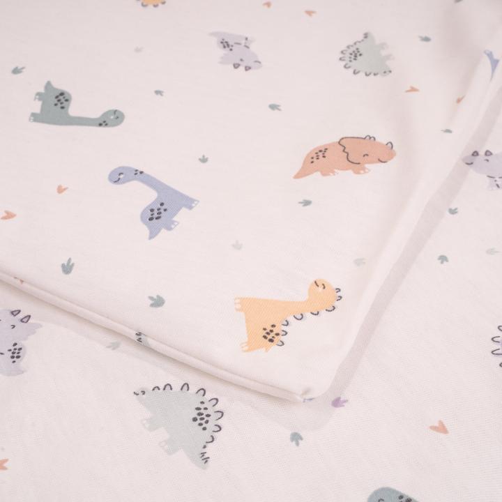 Produktbild Julius Zöllner Jersey Bettwäsche - 100/135+40/60 - Little Dinos
