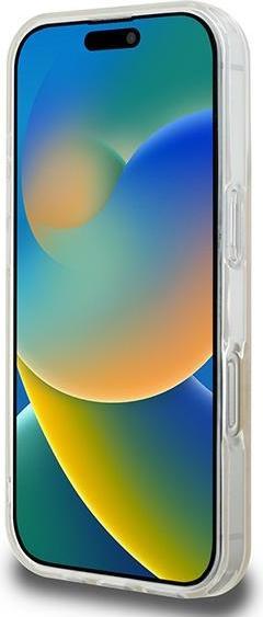 Immagine prodotto DKNY DKHMP16XHRHSEP Custodia rigida iPhone 16 Pro Max 6.9" różowy/rosa con motivo a righe ripetuto (Apple iPhone 16 Pro Max)