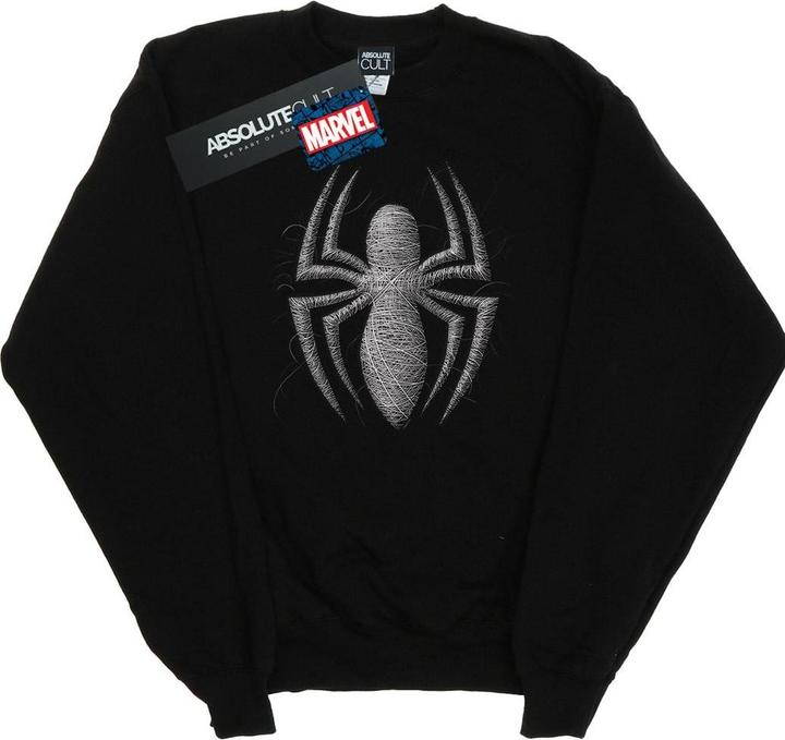 Produktbild SpiderMan Web Logo Sweatshirt (4XL)