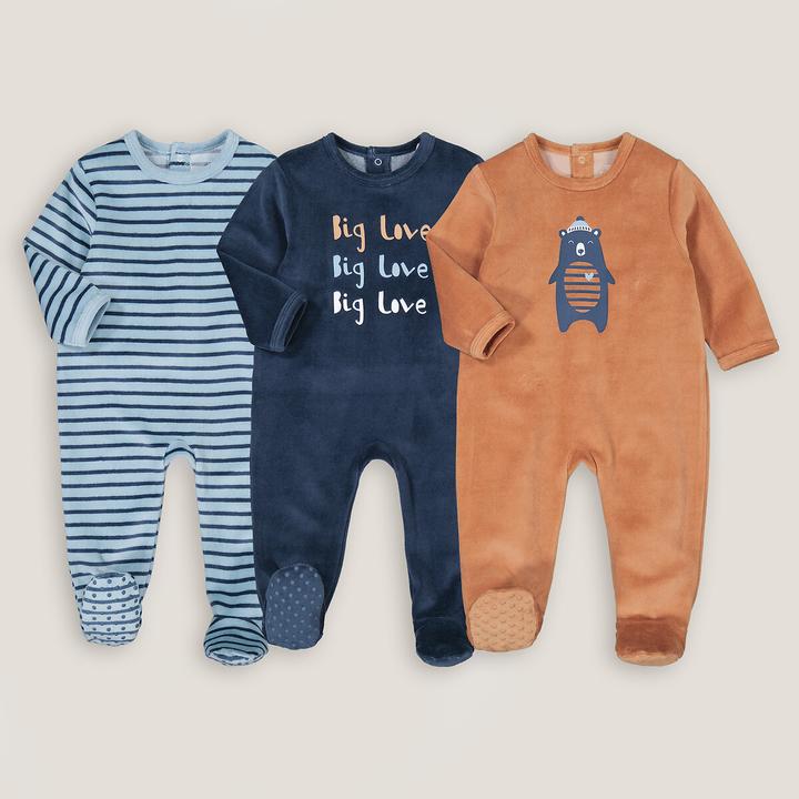 Immagine prodotto La Redoute Collections Romper in velluto a 3 pezzi (74)