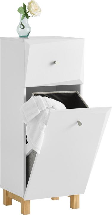 Actual product image SoBuy Laundry cupboard with laundry bag