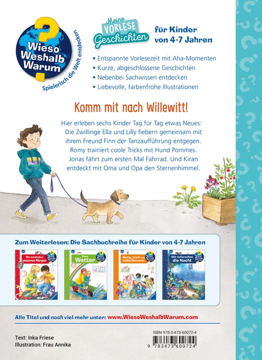 Produktbild Ravensburger Wieso? Weshalb? Warum? Meine Vorlesegeschichten, Band 1: Was erleben wir Tag für Tag? (Deutsch, Inka Friese, Frau Annika, 2024)