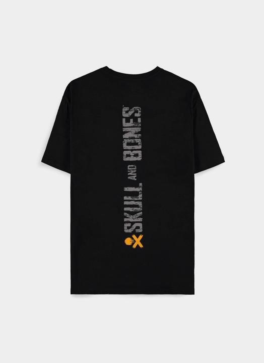 Immagine prodotto Difuzed Skull & Bones - Maglietta a maniche corte da uomo (tasca sul petto) - XL (XL)