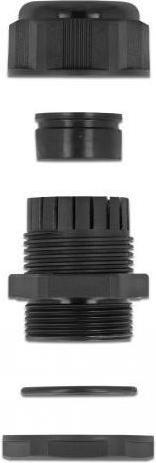 Actual product image Delock Cable gland PG16 for round cable black 2 pieces
