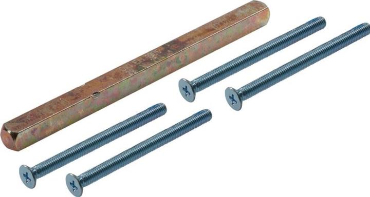 Produktbild Ogro Befestigungsset Stift 114- 8x8 mm + Schr. M5 x 65 64 - 72 mm M5 x 65 Vierkant 8 mm
