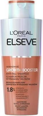 L'Oréal Paris Elseve Growth Booster Strengthening Shampoo Against Hair Loss 200ml (200 ml, Liquid shampoo)